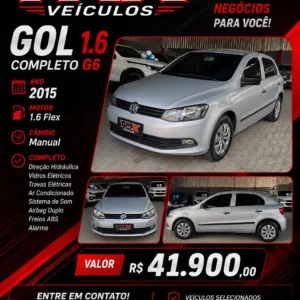 Home volkswagen gol g6 1.6 completo (2015)