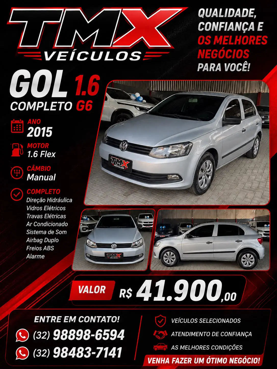volkswagen gol g6 1.6 completo (2015) volkswagen gol g6 1.6 completo (2015)